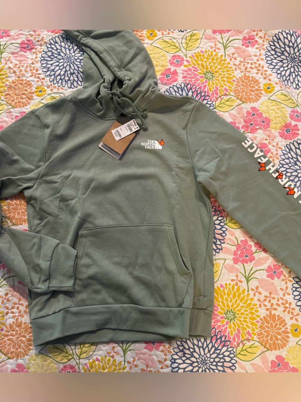 New small the north face butterfly sweatshirt